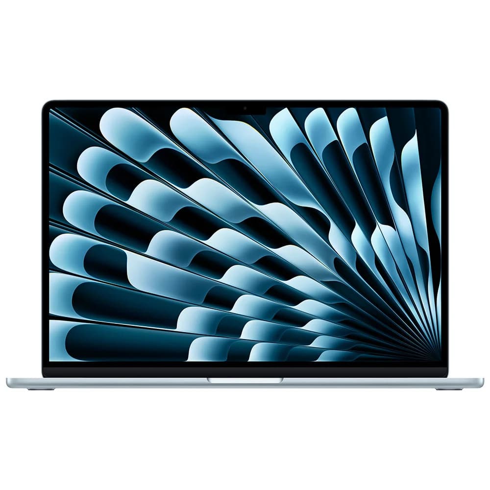 Apple MacBook Air 15.3″ · M5 10C CPU/10C GPU · 16 GB RAM · MAG 512 GB – Sky Blue