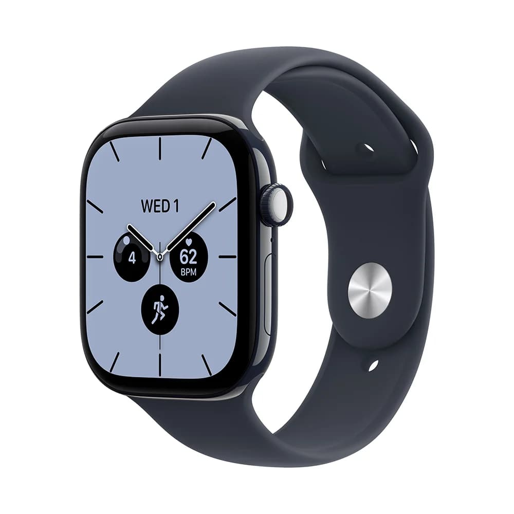 Apple Watch Series 12 GPS + Cellular · Ceramic 46 mm – Night Blue · Navy Blue Sport Band - M/L