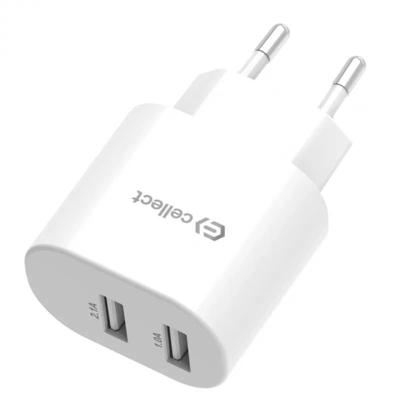 Cellect 10W hálózati adapter, Fehér – termékfotó