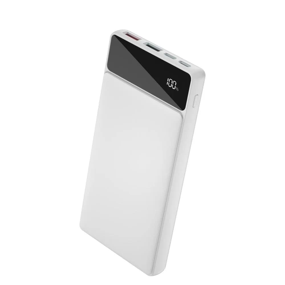 Cellect 10.000 mAh powerbank, Fehér – termékfotó