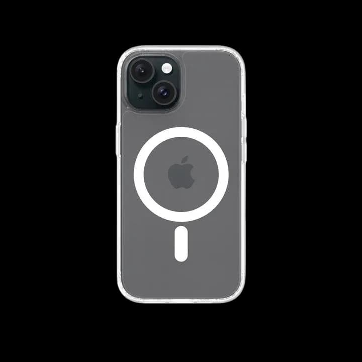 NOVANL ShockShield Case for iPhone 15 (incl. Magnetics) – Grey – termékfotó