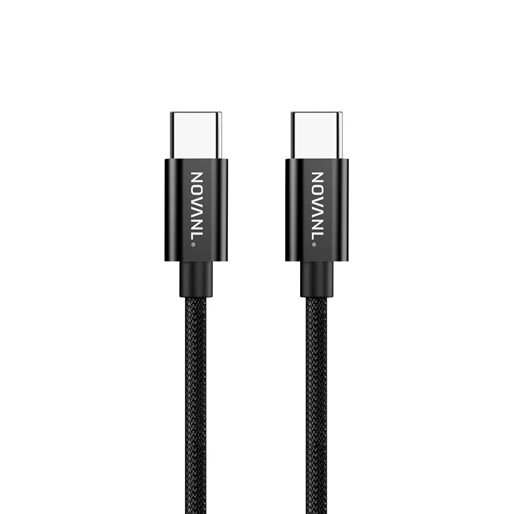 NOVANL SpeedCharge Pro 240 W-os USB-C–USB-C kábel – 2 m, fekete – termékfotó
