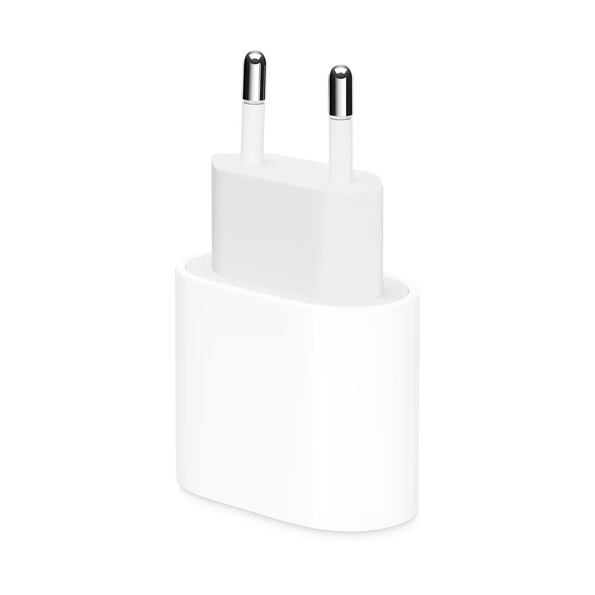 Fehér Apple 20 W USB-C hálózati adapter, kétpólusú európai csatlakozóval